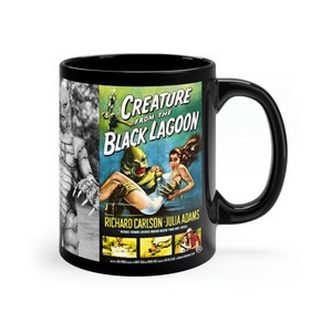 FREE Shipping!  Creature From the Black Lagoon - From &quot;The Originals&quot; 1950s Movie Poster Retro Mug Series - High Gloss Ceramic (11oz)