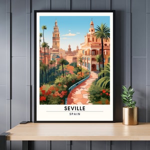Drukwerk Sevilla, Spanje | Reisposter van Sevilla