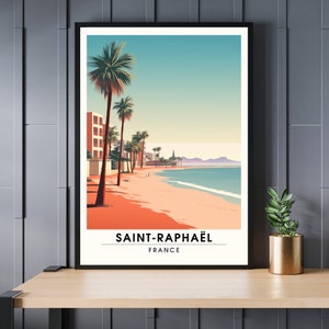 Impresión de San Rafael | Cartel de San Rafael | Impresión de viajes de Francia