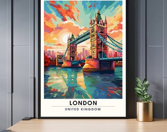 London Poster | London Travel Print | London Print | United Kingdom Poster