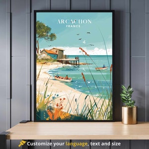 Impresión de Arcachón ? Póster Arcachon, Francia | Bahía de Arcachón