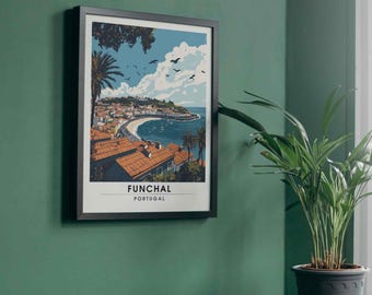 Cartel de Funchal| Imprimir Funchal, Madeira, Portugal