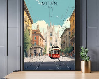 Milan print |  Milan travel print | Duomo di Milano
