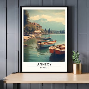 Annecy Print | Annecy Travel Poster | Photography France