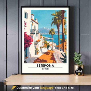 Estepona reisposter | Afdrukken Estepona, Spanje
