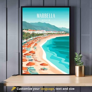Marbella Poster | Marbella travel print