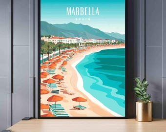 Marbella-poster | Reisprint Marbella, Spanje