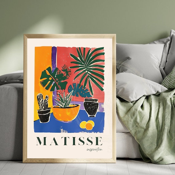 Henri Matisse Inspired Print - Plants Posters - Etsy
