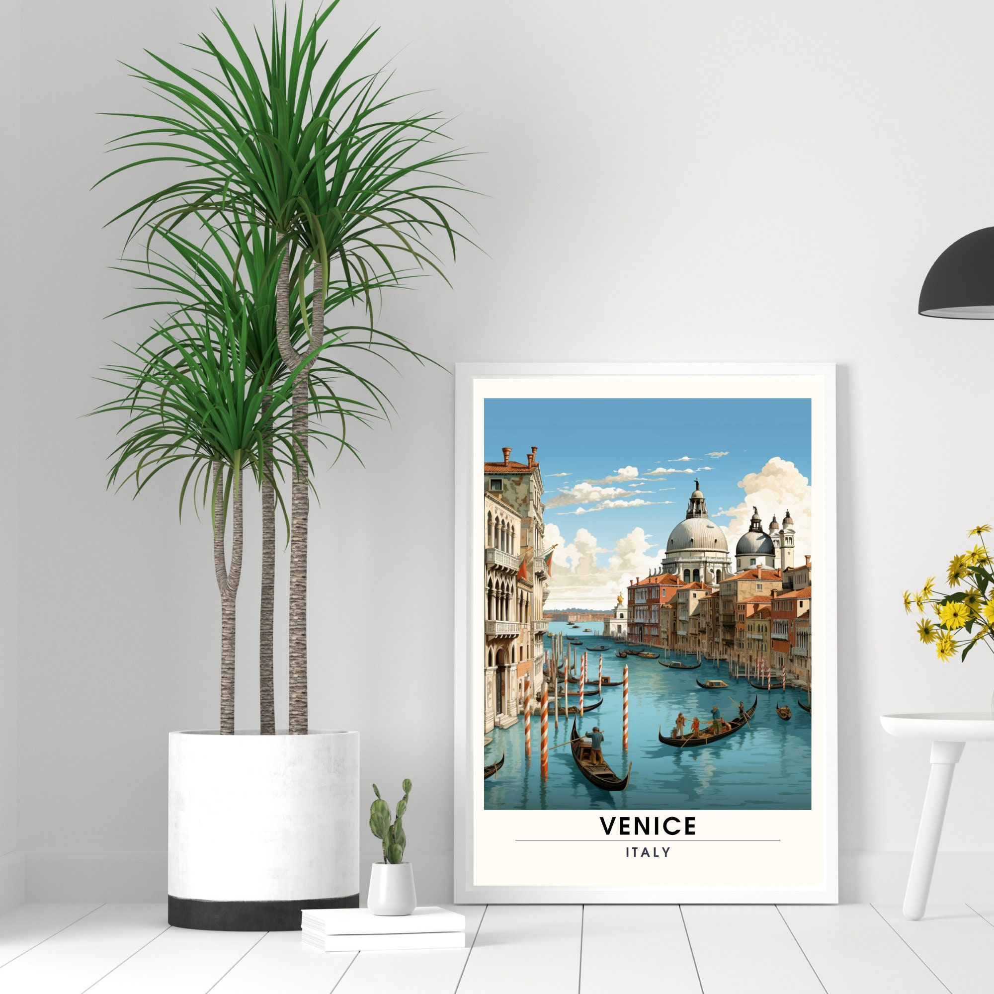 Discover Venise Italie Voyage Vintage Poster