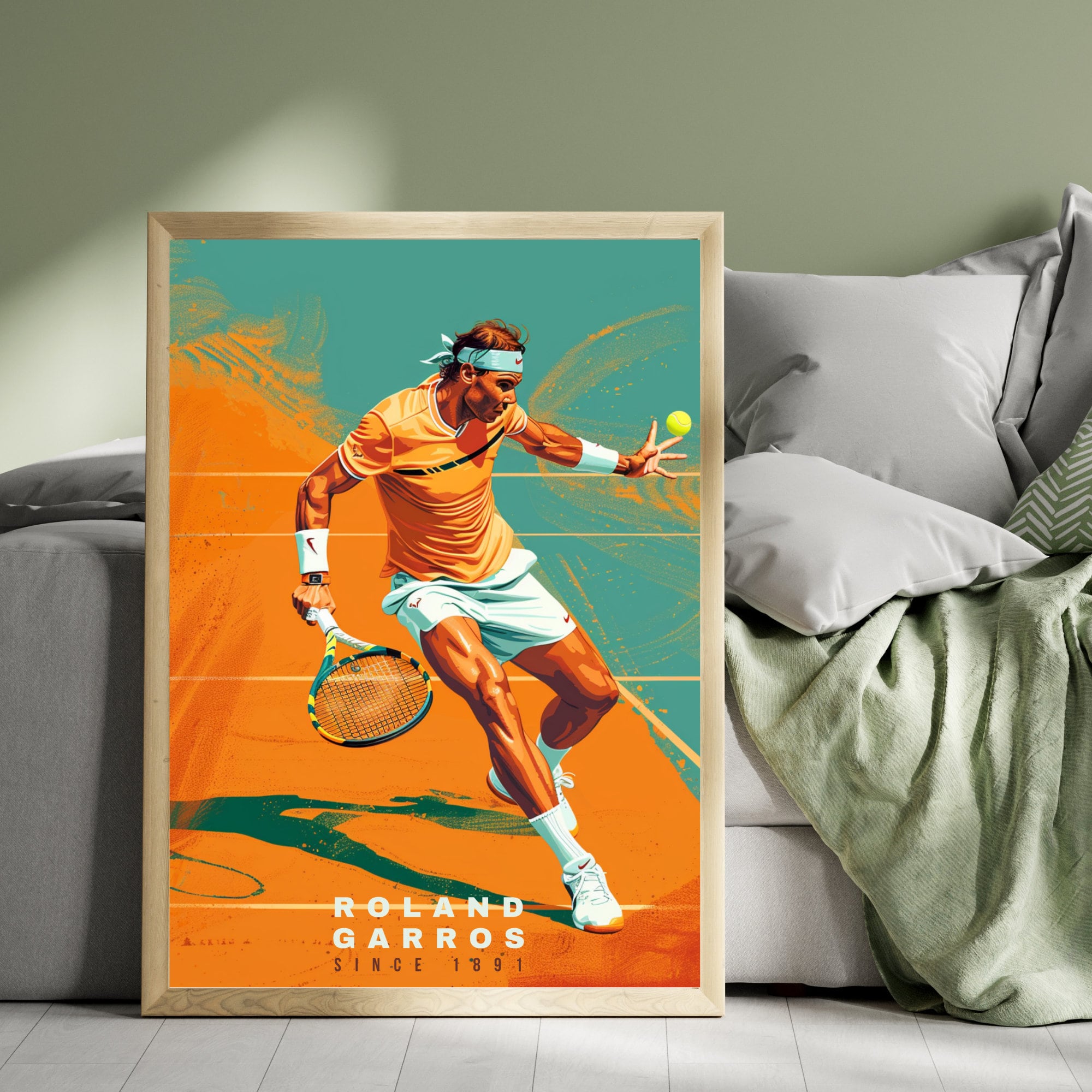 Roland Garros Poster | Roland Garros Print | Tennis Poster