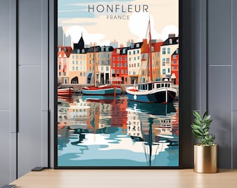 Honfleur Print | Honfleur Travel Print