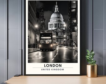 London Poster | London Travel Print | London Print | United Kingdom Poster