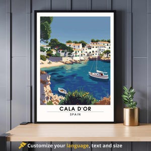 Poster Cala D'Or, Spanje | Poster Cala D'Or, Mallorca