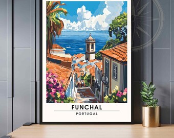Cartel de Funchal | Imprimir Funchal, Madeira, Portugal