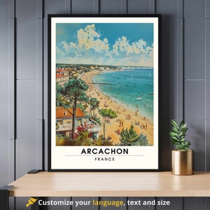 Arcachon Print - Bassin d&#39;Arcachon | Arcachon Beach