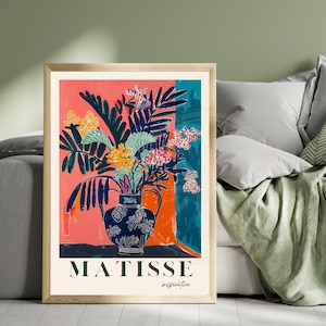 Impresión Matisse | Cartel de Henri Matisse | Inspiración Henri Matisse - Jarrón y planta