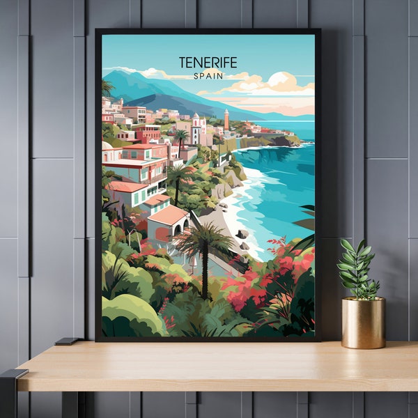 Tenerife Poster | Tenerife Travel Print | Tenerife Print | Spain Poster | Travel Poster