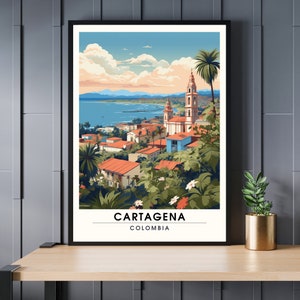 Afdrukken Cartagena de Indias, Colombia | Cartagena de Indias reisposter