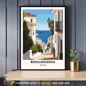 Affiche Benalmádena | Impression de voyage Benalmádena, Espagne