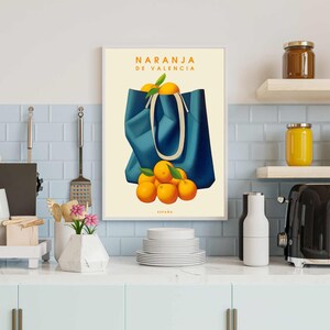 Valencia Orange poster - Valencia reisprint, Valencia Orange, Spanje - Fruitposter