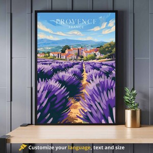 Provence travel print - Provence poster, France