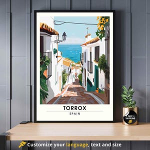 Torrox Poster | Torrox travel print - Costa del Sol, Andalusia