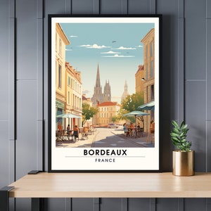 Bordeaux Print | Bordeaux Travel Print | France print