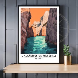 Print France | Poster Calanques of Marseille | Print Calanques of Marseille (Copy)