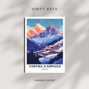 Poster Cortina d&#39;Ampezzo | Poster Cortina d&#39;Ampezzo | Italy poster
