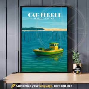Cartel de Cap Ferret | Cartel de Cap Ferret | Cartel de Francia (copia)