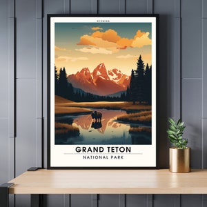 Grand-Teton-Nationalpark-Druck | Wyoming