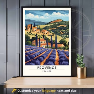 Provence Poster - Travel to Provence, France - Vacation poster France