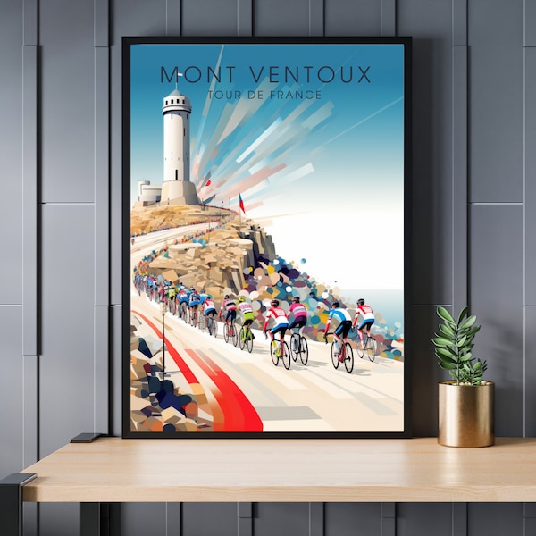 Affiche tour de France : Mont Ventoux