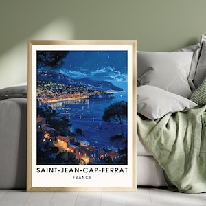 Cartel de Saint-Jean-Cap-Ferrat, Francia - Impresión de Saint-Jean-Cap-Ferrat - Cartel de la Costa Azul