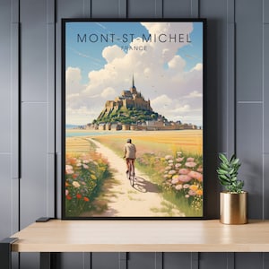 Mont Saint-Michel Poster - France poster