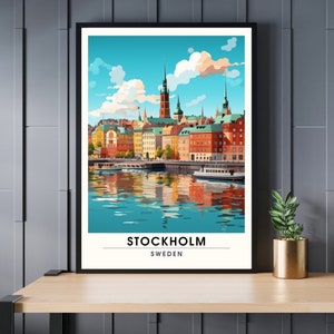 Stockholm print | Stockholm, Sweden travel print