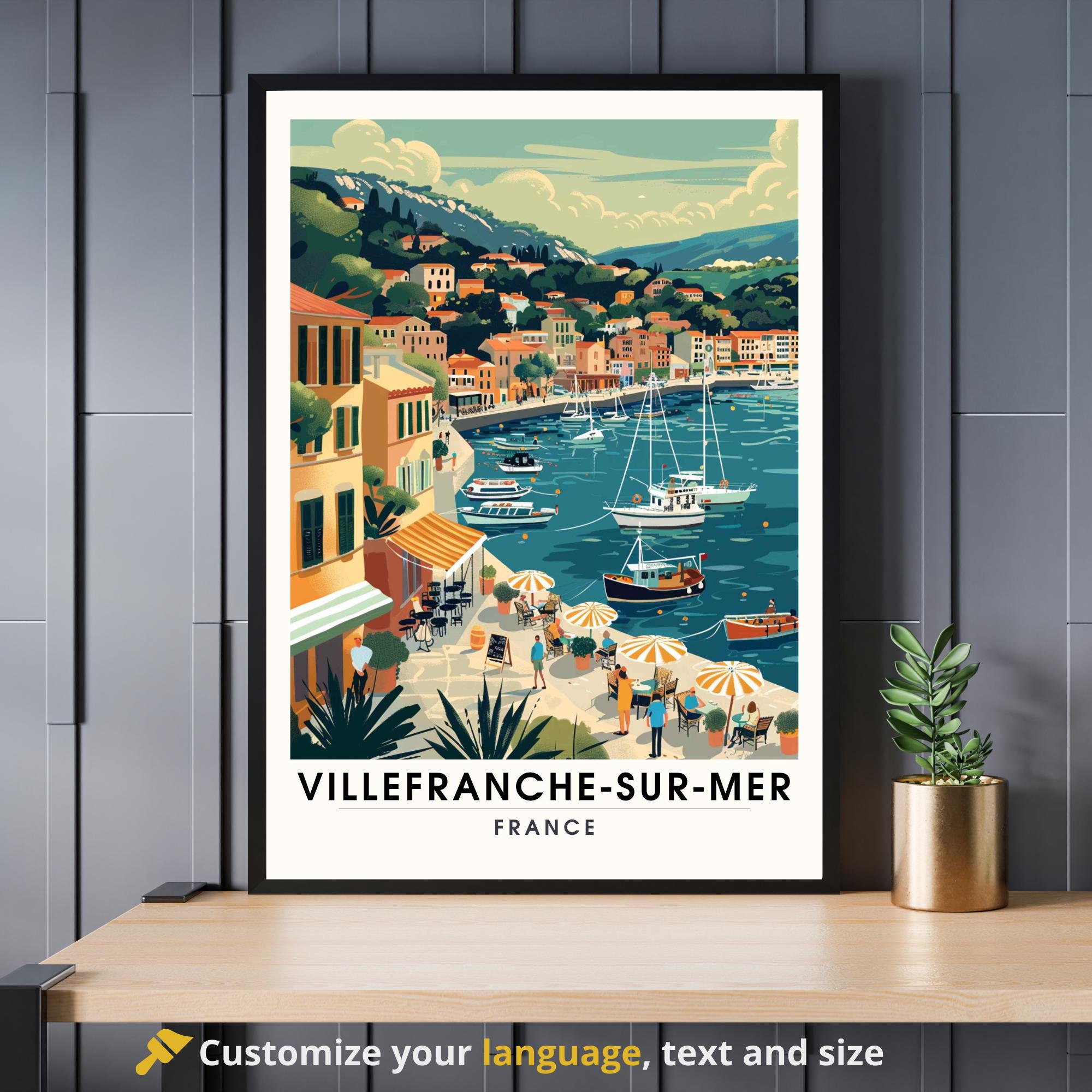 Villefranche-sur-mer Poster - Villefranche-sur-mer Print - the