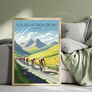 Cartaz de ciclismo | Passagem da Cruz de Ferro