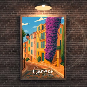 Cannes Poster | Cannes Print | France Poster | Le Suquet