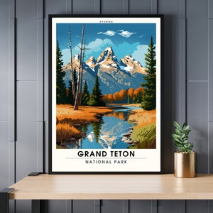 Grand-Teton-Nationalpark-Druck