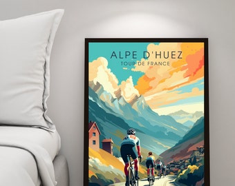 Tour de France Alpe d'Huez Print