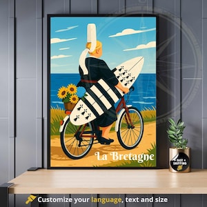 Cartel de Bretaña | Impresión de Bretaña | Francia
