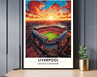 Liverpool-Poster | Liverpool Reisedruck | Liverpool-Druck | Anfield