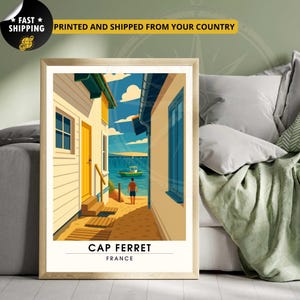 Cartel de viaje de Cap Ferret | Cartel de Cap Ferret | Cartel de Francia