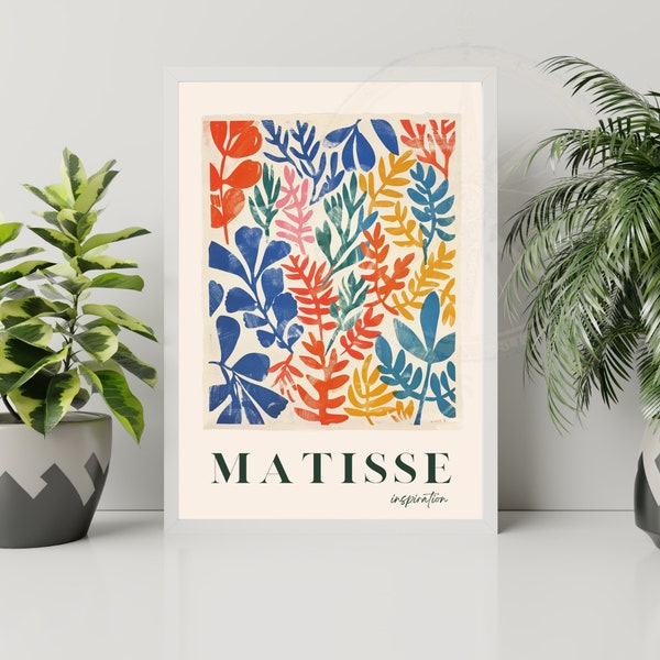 Impression Florale | Affiche Henri Matisse | Inspiration Henri Matisse