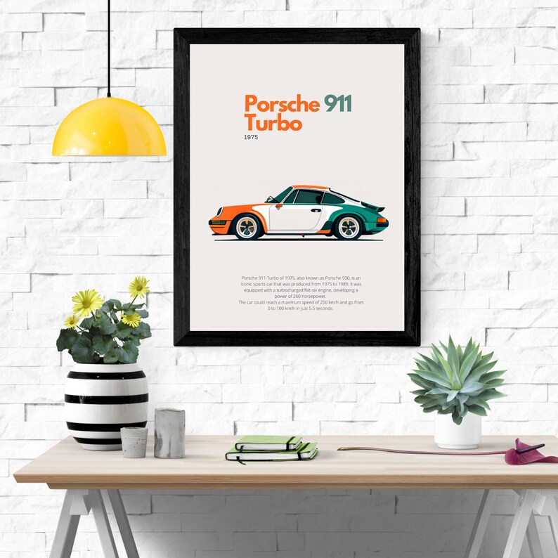 Porsche 911 Turbo 1975 Supercar Poster Print Wall Art Etsy porsche-911-turbo-1975-supercar-poster-print-wall-art-etsy