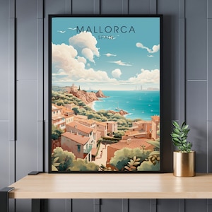 Mallorca Spain Poster | Mallorca Print | Digital poster
