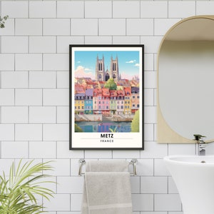 Metz poster travel print Metz, France image 8