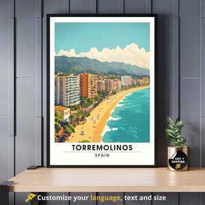 Póster Torremolinos | Imprimir Torremolinos, Costa del Sol
