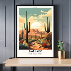 Saguaro-Nationalpark-Druck - Arizona